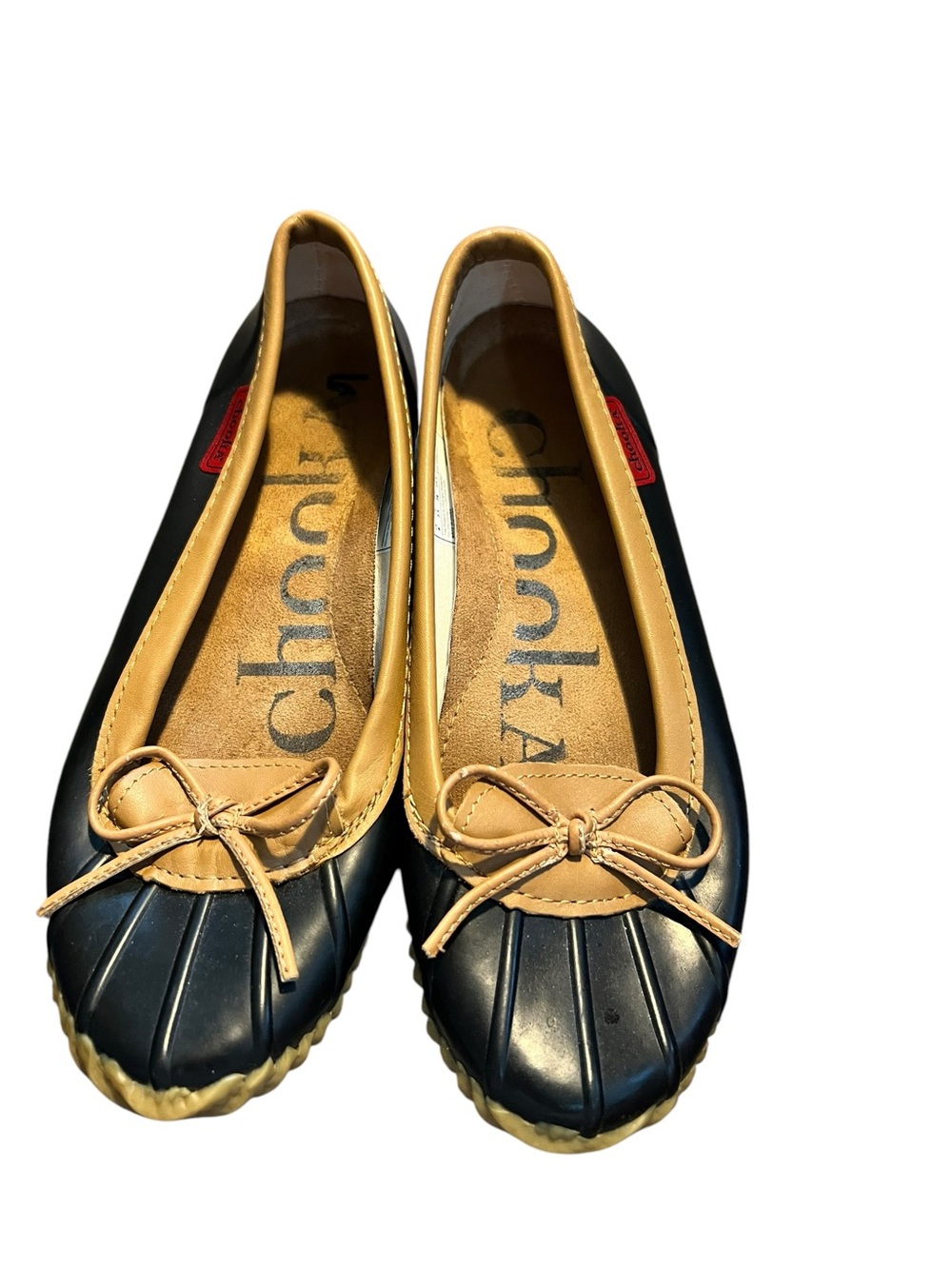 Chooka Duck Skimmer Ballet Flats Womens 6 Waterproof Duck Shoes Preppy Coastal